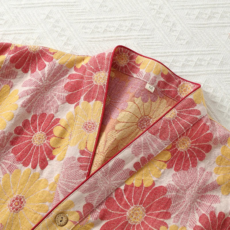 Pigiama Kimono in cotone “Sogno Hawaiano”