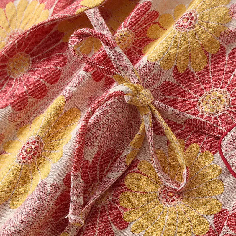 Pigiama Kimono in cotone “Sogno Hawaiano”