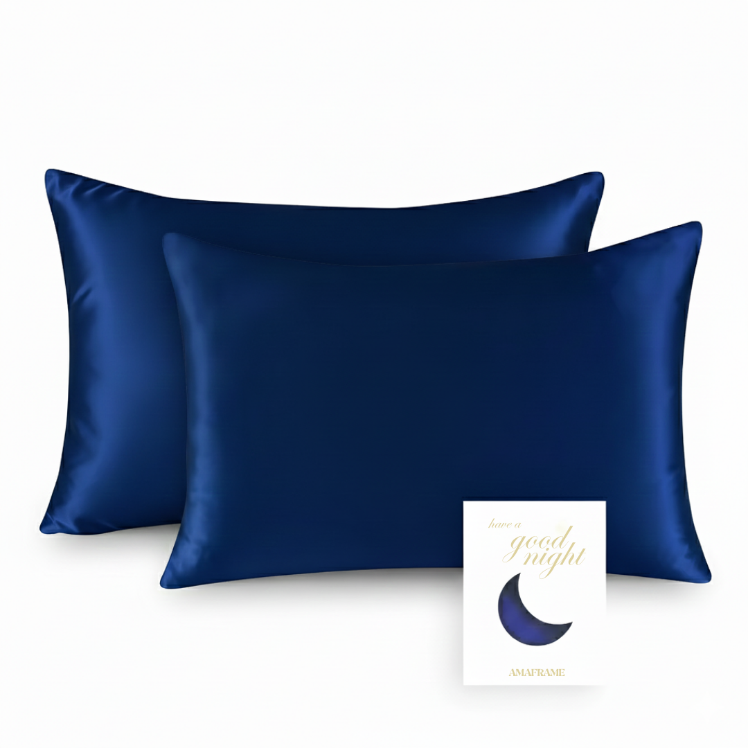 Federa Cuscino in Raso by Amaframe™ – (1+1 GRATIS!🎁 Offerta Esclusiva)