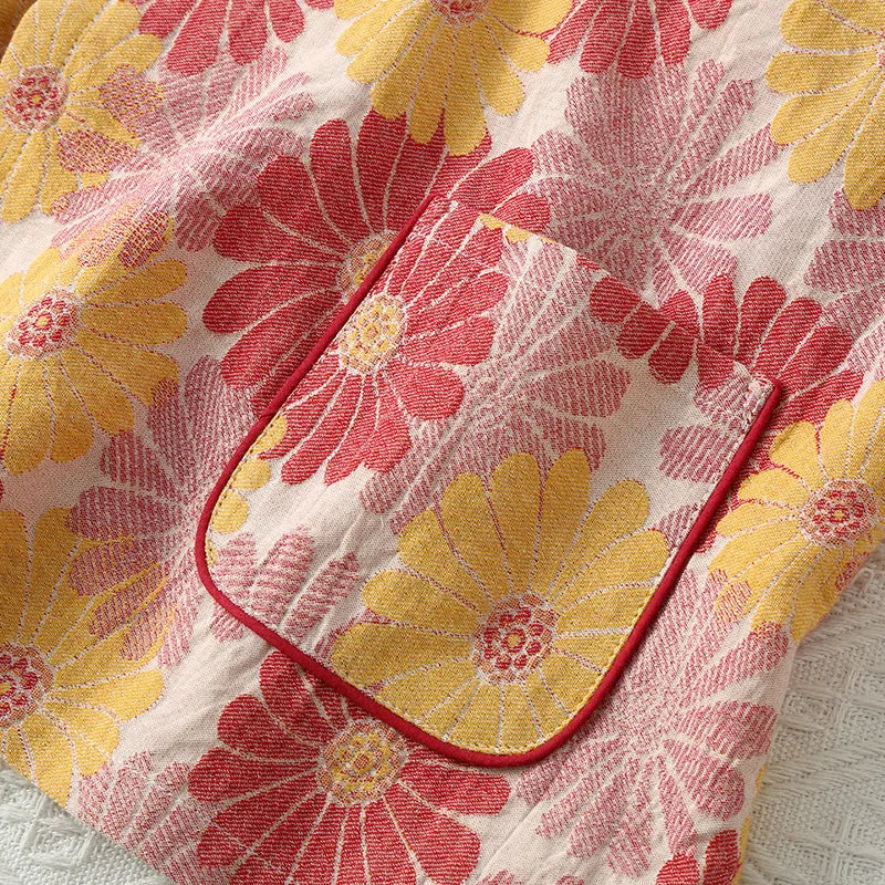 Pigiama Kimono in cotone “Sogno Hawaiano”