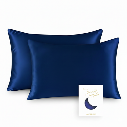 Federa Cuscino in Raso by Amaframe™ – (1+1 GRATIS!🎁 Offerta Esclusiva)