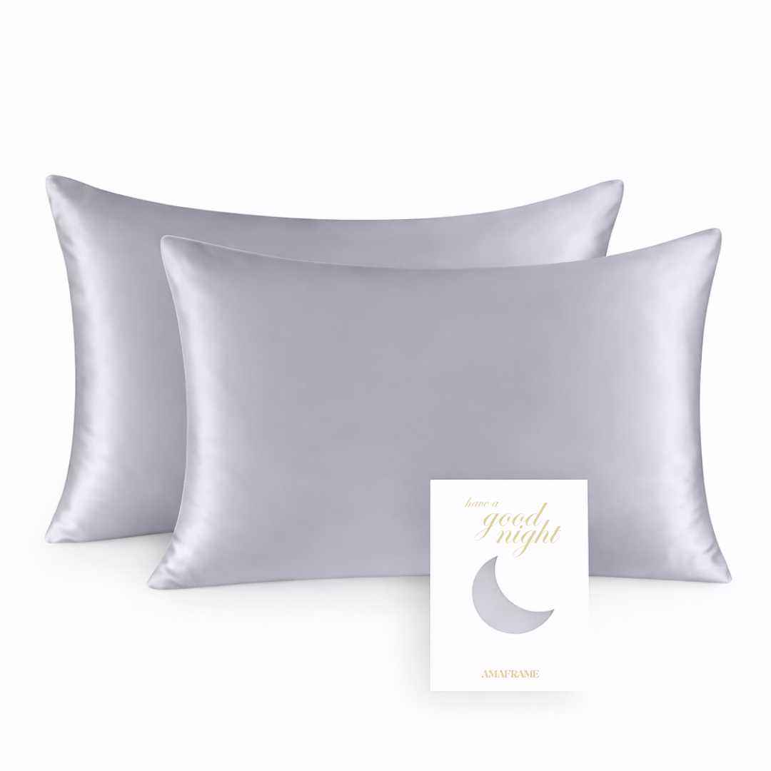 Federa Cuscino in Raso by Amaframe™ – (1+1 GRATIS!🎁 Offerta Esclusiva)