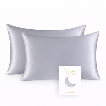 Federa Cuscino in Raso by Amaframe™ – (1+1 GRATIS!🎁 Offerta Esclusiva)