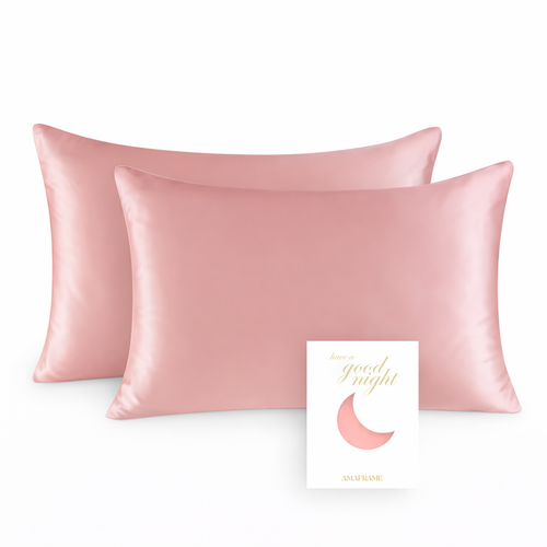 Federa Cuscino in Raso by Amaframe™ – (1+1 GRATIS!🎁 Offerta Esclusiva)