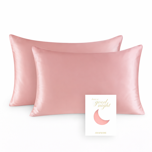 Federa Cuscino in Raso by Amaframe™ – (1+1 GRATIS!🎁 Offerta Esclusiva)