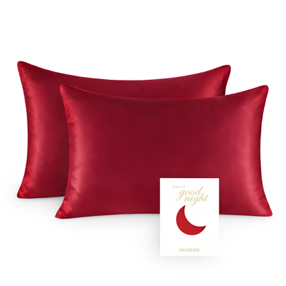 Federa Cuscino in Raso by Amaframe™ – (1+1 GRATIS!🎁 Offerta Esclusiva)