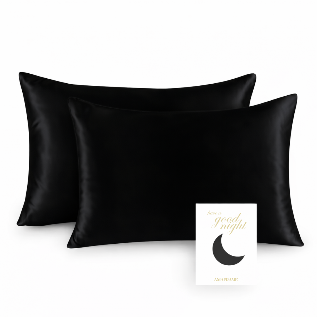 Federa Cuscino in Raso by Amaframe™ – (1+1 GRATIS!🎁 Offerta Esclusiva)