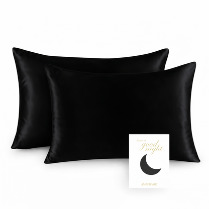 Federa Cuscino in Raso by Amaframe™ – (1+1 GRATIS!🎁 Offerta Esclusiva)